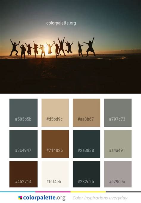 Sky Sunrise Sunset Color Palette | colorpalette.org