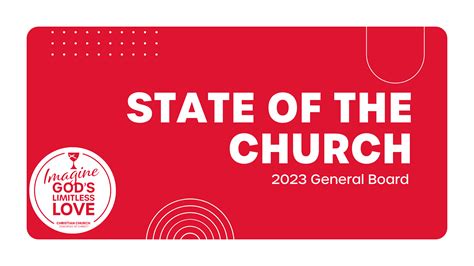 2023 State Of The Church Christian Church Disciples Of Christ