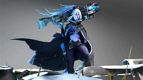 Drow Ranger Arcana Dota 2 3d Model Rigged Face 100 Shape Keys 3d 모델