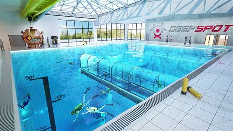 Deepspot Opens In Poland Becoming The Worlds Deepest Diving Pool