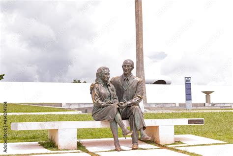 Memorial JK Brasília Distrito Federal Brasil Estátuas do ex