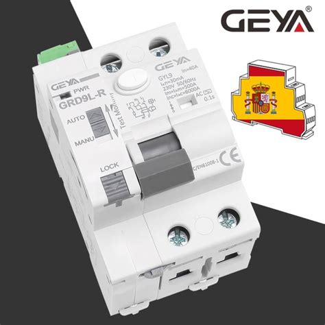 Geya Grd9l R Rccb Automatic Self Reclosing Device Circuit Breaker 2p