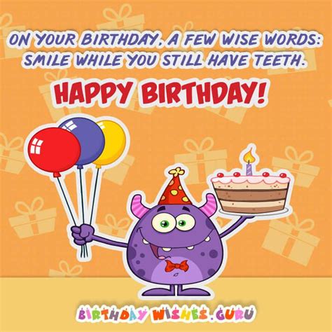 Funny Birthday Wishes And Messages By Birthday Wishes Guru