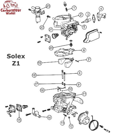 S Solex Z Carburateur Vlotter