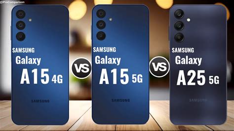 Samsung A15 4g Vs Samsung A15 5g Vs Samsung A25 5g Price Specs Comparison Youtube