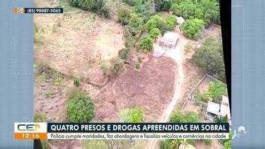 CETV 1ª Edição Fortaleza Operação prende 4 pessoas e apreende