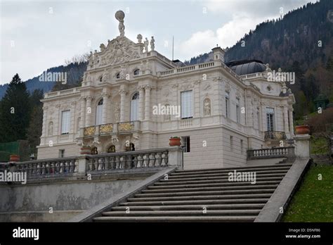 Linderhof Palace Is In Germany Near Oberammergau In Southwest Bavaria