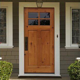 Creativeentryways Shaker Craftsman Lite Ready To Install Wood Prehung