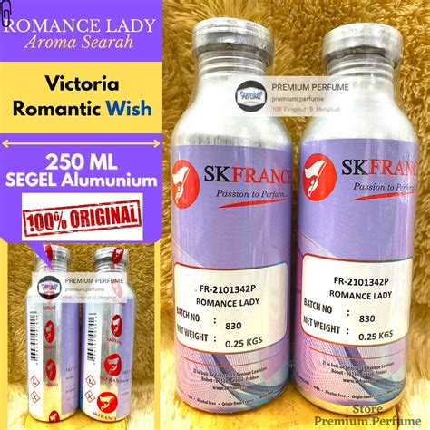 Jual Parfum Victoria Romantic Wish Kemasan Ml Segel Alumunium