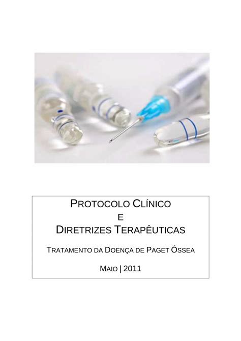 Pdf Protocolo Cl Nico E Diretrizes Terap Uticas Boa Resposta Ao