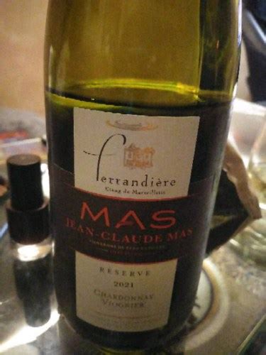 Jean Claude Mas Ferrandière Reserve Chardonnay Viognier Vivino