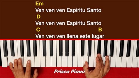 Piano Tutorial Santo Es El Que Vive Monte Santo Y Esp Ritu Santo Ven