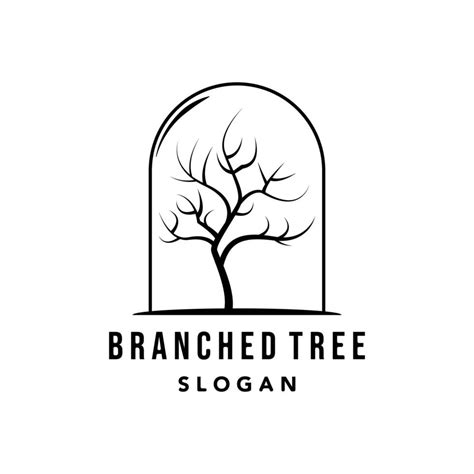 branch logo line art vector minimalist illustration design 5403643 ...