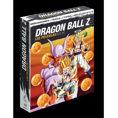 DRAGON BALL Z LAS PELÍCULAS BOX 2 Bluray Edición Coleccionistas