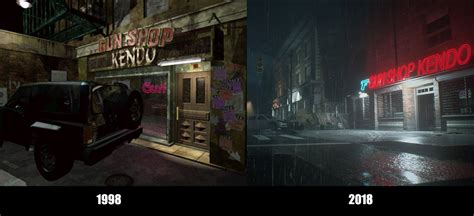 New Resident Evil 2 Official Comparison Screenshots Between Original