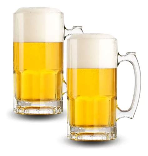 Set X Vasos Cervecero De Cristal Premium Para Tus Bebidas Cuotas Sin