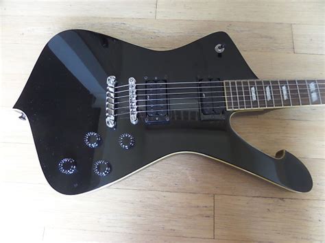 Ibanez Ic400 Iceman Black Guitar Ic 400 Rare Mik Korea Reverb