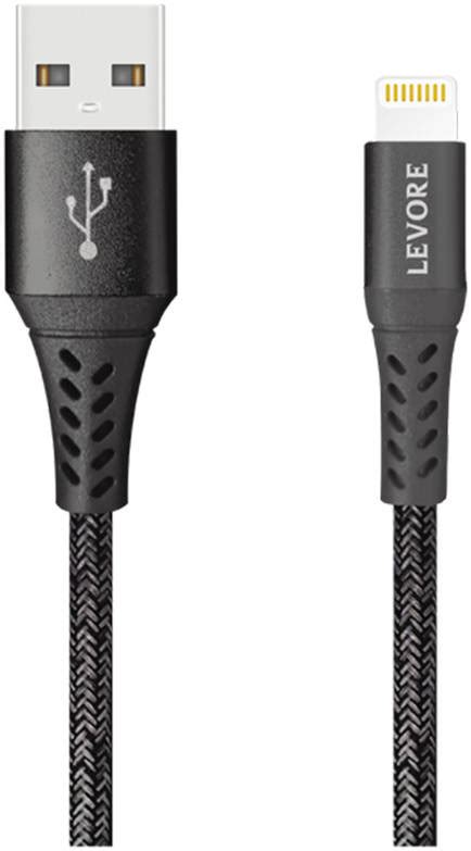 Levore Nylon Braided Usb A To Lightning Cable High Quality Material