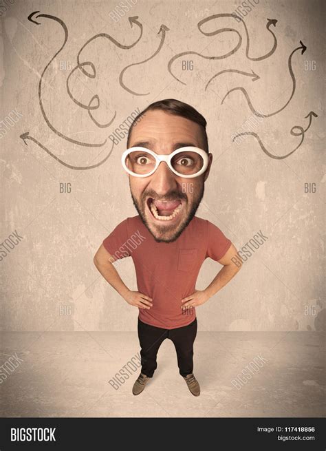 Funny Guy Big Head Image & Photo (Free Trial) | Bigstock