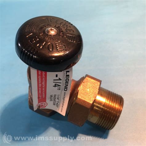 Legend Valve T 437 1 1 4 HOT WATER ANGLE VALVE IMS Supply