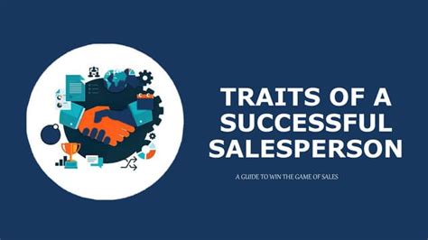 Traits Of A Successful Salesperson Ppt Free Download