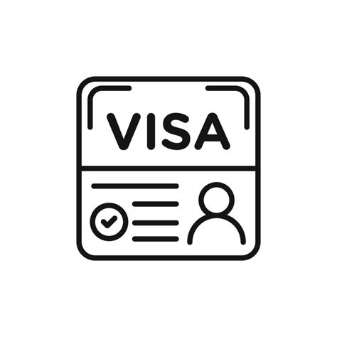 Start up visa logo sign outline 47589535 Vector Art at Vecteezy