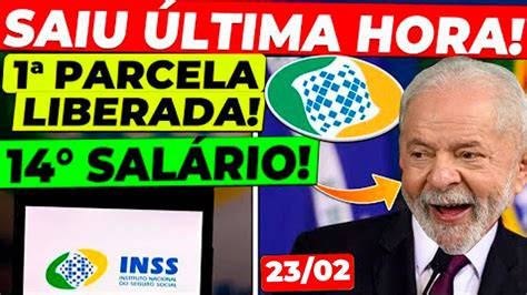 Hoje Mudou De Ltima Hora Sal Rio Inss Parcela Liberada