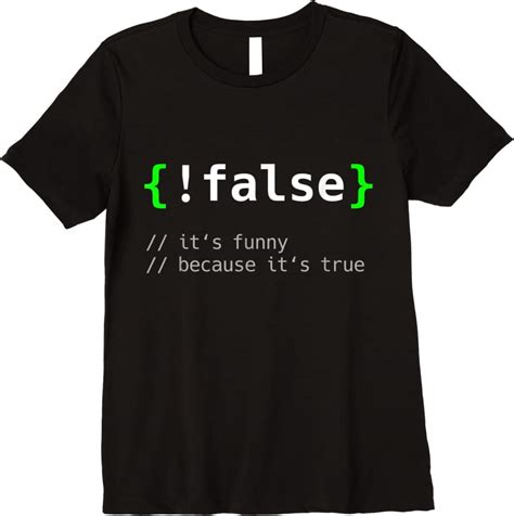 Trends False Funny Coding Programmer Gift Computer Programming T Shirts ...