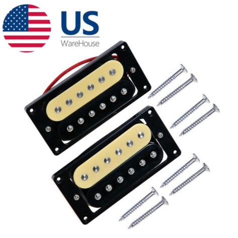 Zebra Faced Double Coil Electric Guitar Humbucker Pickup Neck Bridge