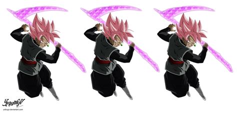 Black Goku Super Saiyan Rose with OZ by YobuGV on DeviantArt