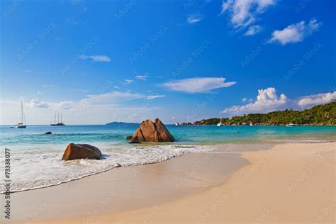 Beach Anse Lazio - Seychelles Stock Photo | Adobe Stock