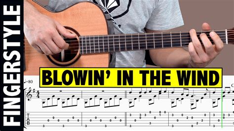 Blowin In The Wind Easy Fingerstyle Chords And Tabs