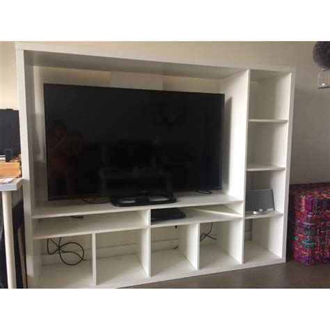 Ikea Lappland TV Storage Unit In White AptDeco