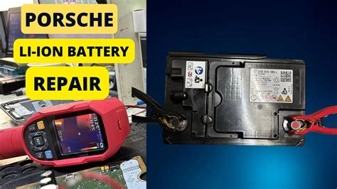 Porsche Cayenne LI ION Battery Repair No Voltage 9Y0915105L YouTube