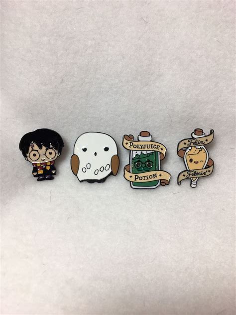 Harry Potter Enamel Pin Set Enamel Pins Pin Set Hedwig Pin