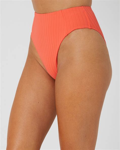 Sea Level Australia Vesper Retro High Waist Pant Tangerine Surfstitch