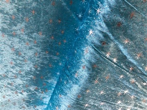 Penne Velvet Fabric 150cm X 18m Roll Sparkle Design