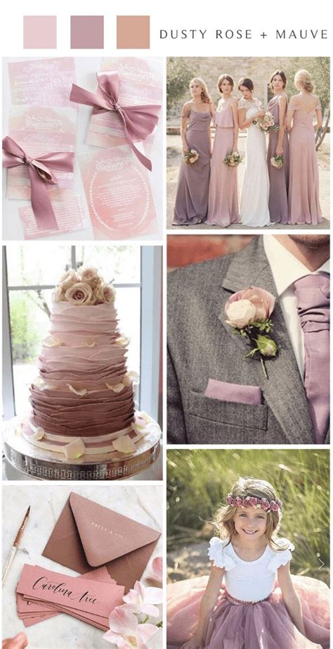 vintage dusty blue and mauve wedding color ideas | Colors for Wedding