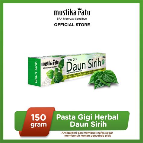 Jual Mustika Ratu Pasta Gigi Herbal Daun Sirih Gr Odol Menghilangkan