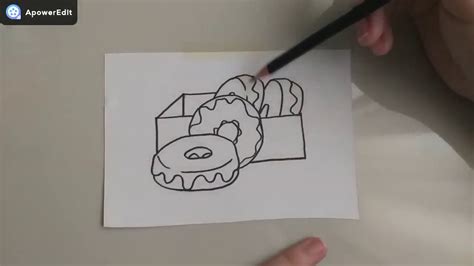 Como Desenhar Rosquinhas Donuts Desenhos Faceis E Bonito Para Desenhar Youtube