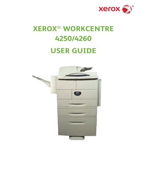 Workcentre 42504260 User Guide