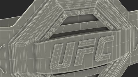 Пояс чемпиона Ufc 3d Модель 49 3ds C4d Fbx Max Blend Ma Lxo