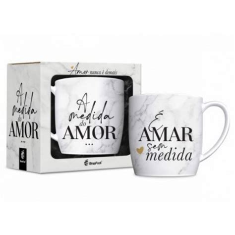 Caneca Porcelana Urban Ml Amor Sem Medida Yeshua Presentes