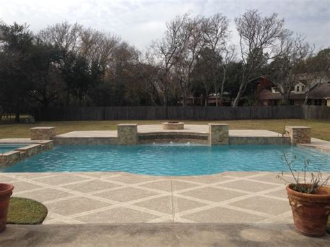 Geometric Pools Classique Chic Piscine Houston Par Mckinney