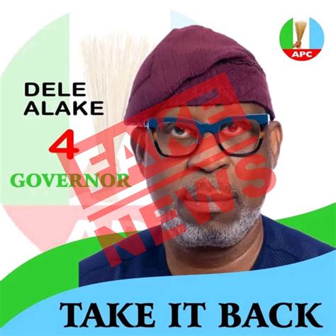 MINISTER OF SOLID MINERALS DR DELE ALAKE IS NOT SEEKING TO BE GOVERNOR