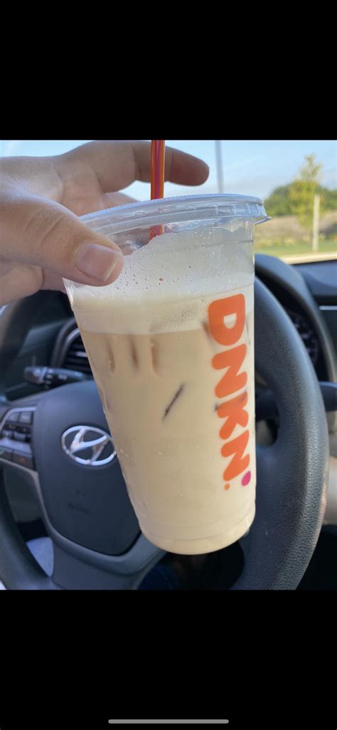 So Is This Normal It’s Supposed To Be A Medium Iced Coffee 2 Caramel Swirl 2 Cream  I Didn