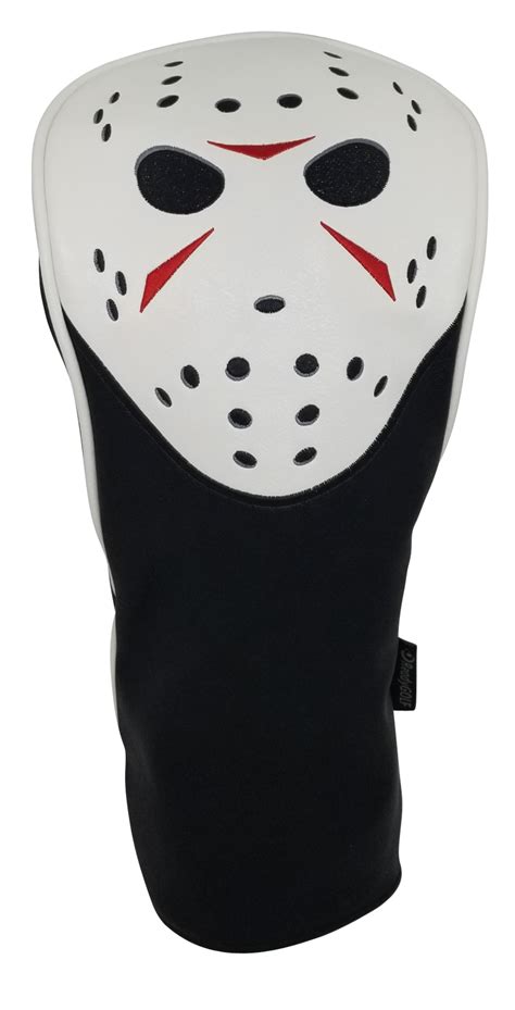 Hockey Goalie Mask Embroidered Driver Headcover by ReadyGOLF