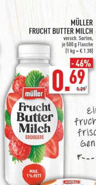 M Ller Frucht Butter Milch Angebot Bei Marktkauf Prospekte De