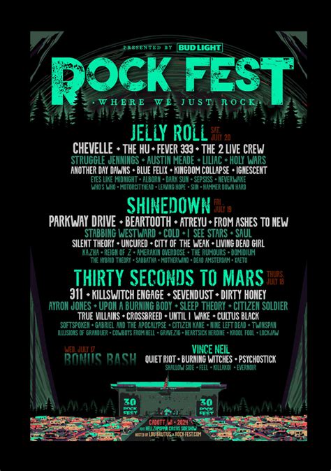 Rockfest 2024 Lineup - Mommy Lurlene