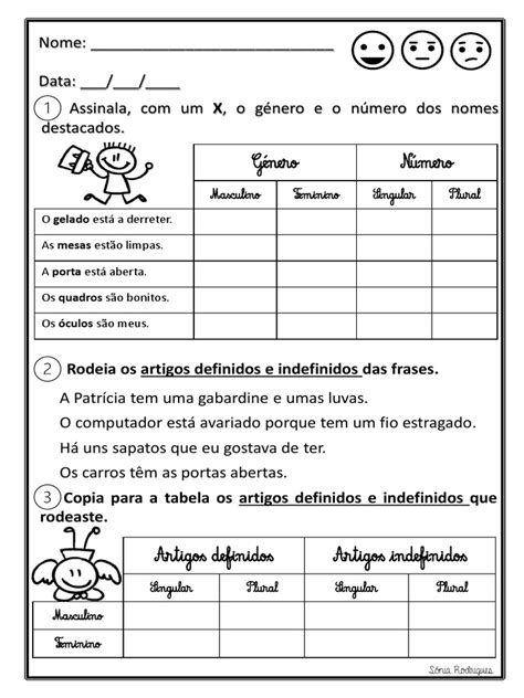 Ficha Gramática Revisão 2º Ano Pdf